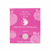 Sabonetes Em Barra Cuide-se Bem Doçura na Pessegura 4x80g, da marca o Boticário