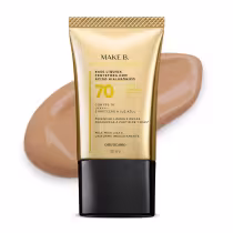Imagem do produto Base Líquida Protetora Com Ácido Hialurônico Make B.  FPS 70 cor 30 30 ml