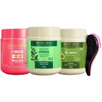 Imagem do produto Máscaras Bio Extratus Brilho Jaborandi Abacate 500g +Escova