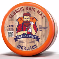 Imagem do produto Pomada Efeito Brilho Ironjack Cera Modeladora 60g Barba Forte