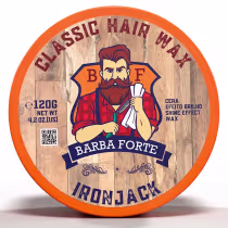 Imagem do produto Pomada Efeito Brilho Ironjack Cera Modeladora 120g Barba Forte