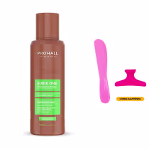 Imagem do produto Burix One Prohall Cabelos Rebeldes 120ml +Espátula/Presilha