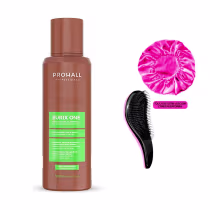 Imagem do produto Antifrizz Capilar Burix One 120ml Prohall +Escova e Touca