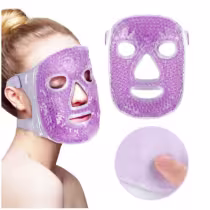 Imagem do produto Máscara Facial Térmica Quente/Fria em gel inchaço, enxaqueca lilás