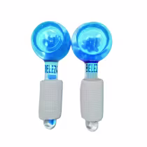 Imagem do produto Ice Globes - Massageador Facial 2 Peças Cromoterapia - azul claro