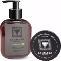 Imagem do produto Kit Cavalera Shampoo Ice 250ml + Pomada Matte Bay Rum 80g