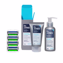 Imagem do produto Combo Cuidado Semanal (3 itens): The Razor 6 (4 unidades) + Balm Para Barbear 100ml + Gel Pós-Barba 75ml