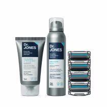 Imagem do produto Combo Semanal: Kit Recargas The Razor 4 (4 Unidades) + Espuma De Barbear Hidratante Precision Foam 154g/160ml + Gel Pós-Barba Recharge After-Shave 75ml