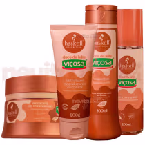 Imagem do produto Kit Haskell Doce de Leite Máscara/Creme/Shampoo/Body Splash