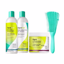 Imagem do produto Kit Deva Curls Decadence Shampoo e Cond 355ml e Creme de coco 500g