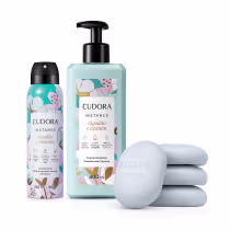 Imagem do produto Combo Instance Algodão e Jasmim Corpo e Banho (3 itens)