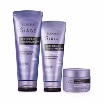 Imagem do produto Combo Siàge Acelera O Crescimento: Shampoo 250ml + Condicionador 200ml + Creme Concentrado 80g