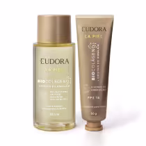 Imagem do produto Combo La Piel Cristais do Himalaia: Óleo Hidratante Desodorante de Banho 200ml + Creme Hidratante para Mãos FPS15 50g