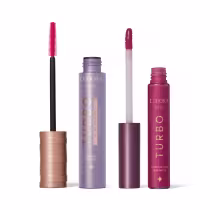 Imagem do produto Combo SOUL Turbo: Máscara Cílios Ultra Resistente 10g + Batom Rosa Pink Turbinado Semi Mate 5ml