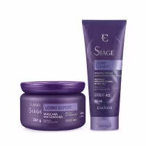 Imagem do produto Combo Siàge Loiro Expert: Máscara Capilar Matizadora 250g + Repositor Pré e Pós-Química 100ml