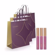 Imagem do produto Combo Presente Soul Kiss Me Doces Finos: Gloss Rosa 3x 5,2ml cada + Sacolas Presenteáveis