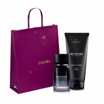 Imagem do produto Combo Presente Impression In Black: Eau de Parfum 100ml + Loção Corporal 200ml + Sacola