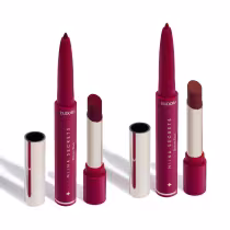 Imagem do produto Combo Duo Perfect Match Niina Secrets: Batom Vermelho 1,65g + Batom Avelã 1,65g