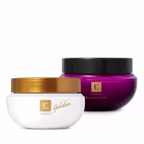 Imagem do produto Combo Creme Hidratante Desodorante Corporal: Indulgent Cream 250g + Eudora Golden 250g
