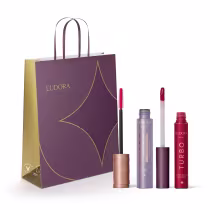 Imagem do produto Combo SOUL Turbo: Máscara Cílios Ultra Resistente 10g + Batom Líquido Vermelho Semi Mate 5ml + Sacola M