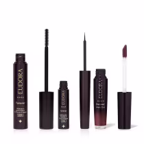 Imagem do produto Combo Eudora Make: Máscara Cílios Forever 8g + Delineador Líquido Forever 3ml + Batom Líquido Matte Tint Rose Vintage 4ml
