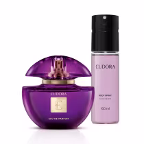 Imagem do produto Combo Eudora Roxo: Eau de Parfum 75ml + Body Spray 100ml