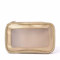 Imagem do produto Nécessaire Dourado Transparente Eudora Collection