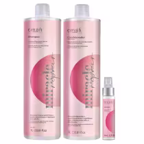 Kit Emáh Hair Care Miracle Repair Trio Power Salon, 3 produtos.