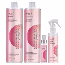 Kit Emáh Hair Care Miracle Repair Quarteto Salon Essential, 4 produtos.
