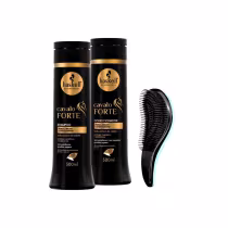 Kit Haskell Cavalo Forte + Escova Mágica, 3 produtos.