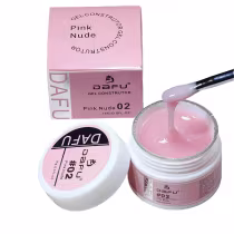 Imagem do produto DAFU - Gel Construtor para Alongamento de Unhas Uv/Led - Cor 02 - Pink Nude - Anvisa