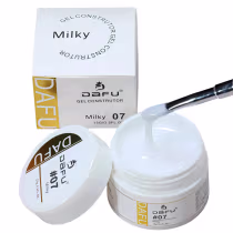 Imagem do produto DAFU - Gel Construtor para Alongamento de Unhas Uv/Led - Cor 07 - Milk (Leitoso) - Anvisa