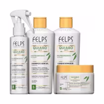 Imagem do produto Kit Felps Professional Quiabo XBTX Pós Progressiva – Cuidado Completo e Antifrizz