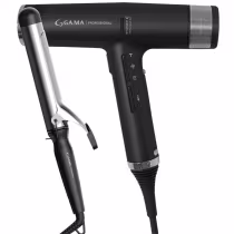 Imagem do produto Kit Secador iQ3 Black e Modelador Salon Curl 38mm 127V