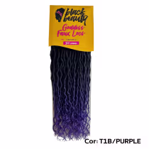 Imagem do produto Cabelo Fibra Sintética Goddess Faux Locs 60cm Colors - T1B/Purple