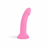Imagem do produto Dildo em Silicone Glitzy Dildolls LoveToLove 14cm x 3,6cm 250g com Base p/ Grudar ou Cinta Harness Dildo em Silicone
