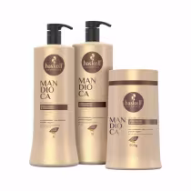 Imagem do produto Kit Haskell Mandioca Shampoo+ Condicionador 1L+ Máscara 900g