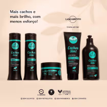 Imagem do produto Kit Shampoo Condicionador Haskell Cachos Sim! Nutrição 500ml