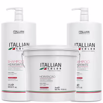 Imagem do produto KIT 2 SHAMPOO HIDRATANTE 2,5 E HIDRATAÇÃO ITALLIAN 2KG