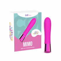 Imagem do produto Vibrador Bullet Mimo Recarregável com 10 Modos De Vibração Intt - Pink