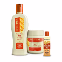 Imagem do produto Kit Bio Extratus Mel Nutritivo Shampoo, Máscara e Umectante