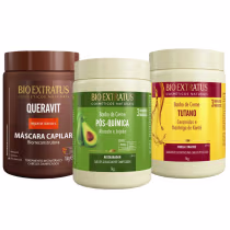 Imagem do produto Kit Cronograma Capilar Bio Extratus Reconstrução 1Kg