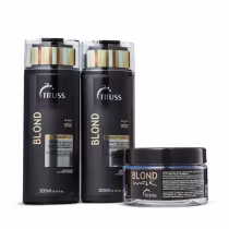 Imagem do produto Combo Truss Mask Blond Shampoo e Condicionador 300ml + Blond Mask 180g