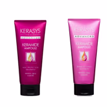 Imagem do produto Kerasys Kit Máscaras Keramide Ampoule Heat 200ml + Damage Clinic 200ML
