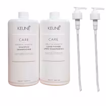 Imagem do produto Kit Keune Keratin Smooth - Shampoo 1L + Condicionador 1L + Válvula Pump