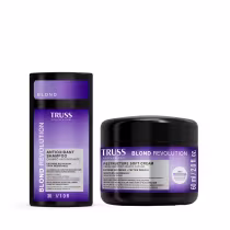 Imagem do produto Combo TRUSS Blond Revolution Mini: Shampoo Antioxidante 30ml + Net Blond 60g
