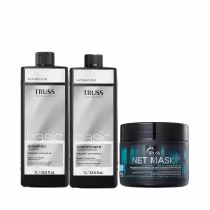 Imagem do produto Kit Truss Basic Net Mask Hidratação para Salão (3 produtos)