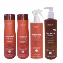 Imagem do produto Kit Arvensis Cachos Naturais - Shampoo 300ml + Condicionador 300ml + Day After 250ml + Ativador Crespos 300ml