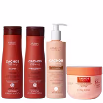 Imagem do produto Kit Arvensis Cachos Naturais - Shampoo & Condicionador + Geleia Light 300ml & Máscara 2x1 Light 300g