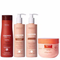 Imagem do produto Kit Arvensis Cachos Naturais - Shampoo + Geleia Light & Leave-In Light & Mascara 2x1 Light 300ml